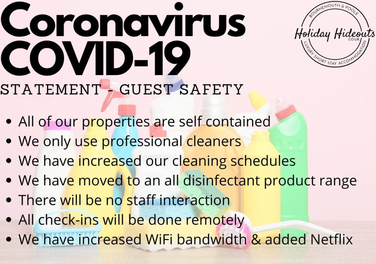 Trendy Urban Industrial Apartment - Great Location - Parking - Fast Wifi - Smart Tv - Beautiful 2 Double Bedroom Apartment Sleeps Up To 4! Борнмут Екстер'єр фото